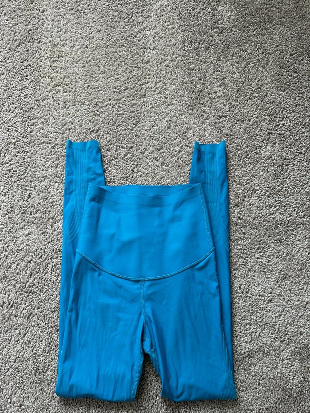 Fanka Body Sculpt High-Rise Cropped Compression Leggings - Bright Blue - Size M